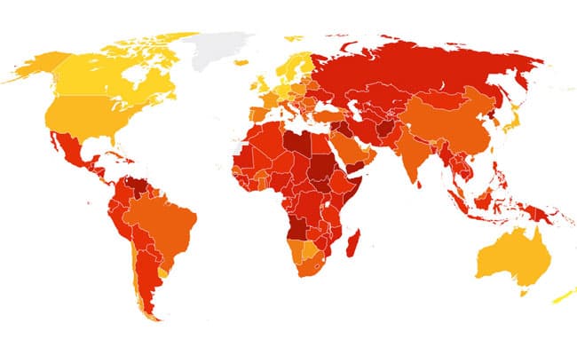 Sri Lanka 95th in global corruption index - report