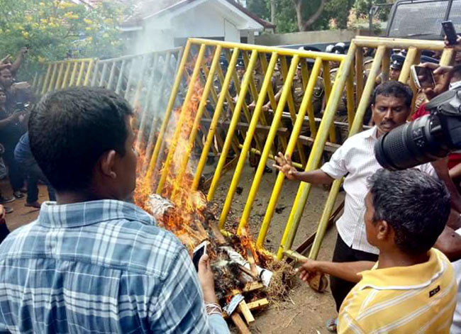 Hambantota protest: JO councillors summoned by police