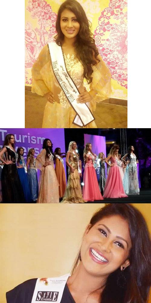 Harshani bags second runner-up at Miss Tourism Universe 2015