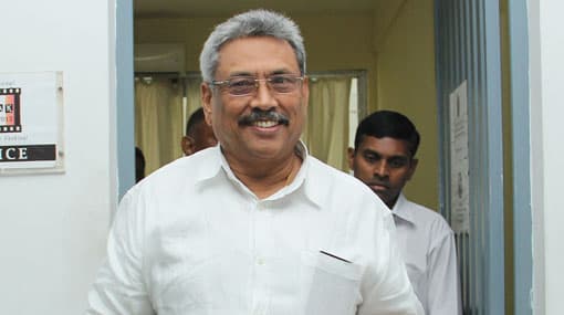 Gotabaya arrives at Presidential Commission