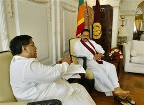 Rajapaksa to be briefed on Sirisena’s decision