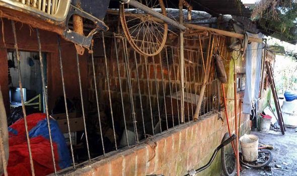 Daughter who kept father in dog cage arrested