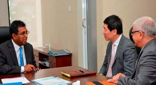 UN Assistant Secretary-General meets Harsha de Silva