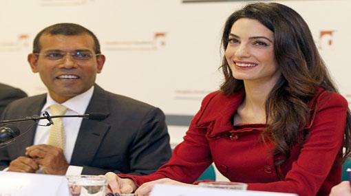 Sri Lanka should ensure Nasheed’s safety – Amal Clooney