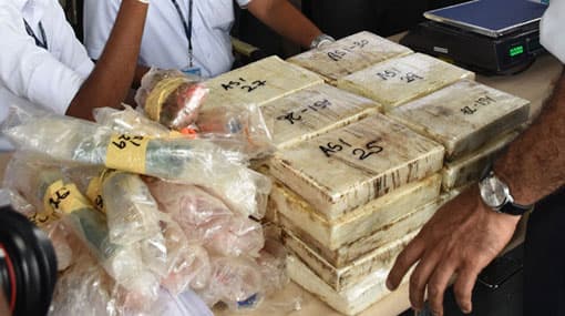 Suspects arrested over cocaine haul ordered detained for 7 days