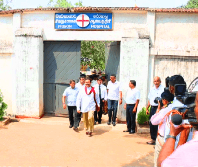 Mahinda Rajapaksa goes to jail