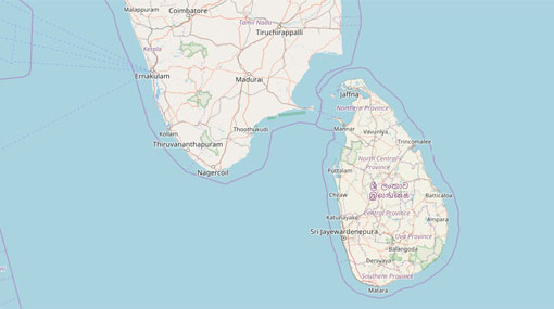Web-based map for identifying protected lands in Sri Lanka