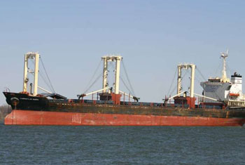 Abandoned foreign vessel sinks in Sri Lanka