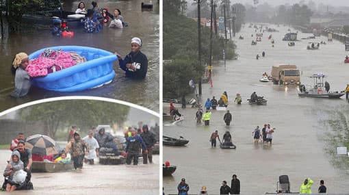Celebrities pledge funds to aid Houston after Hurricane Harvey