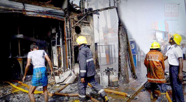 Three persons killed in Maradana building fire