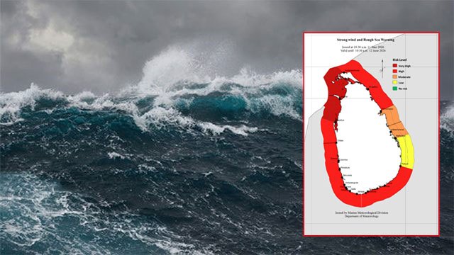 ‘Red’ advisory issued for strong winds and rough seas