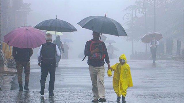 Several spells of showers expected in parts of the island