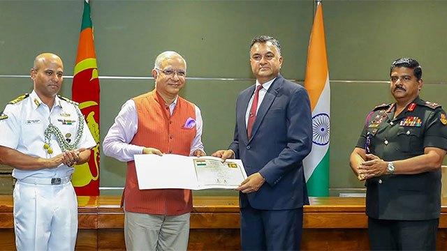 India donates military stores worth over US$ 5 million to Sri Lanka Army