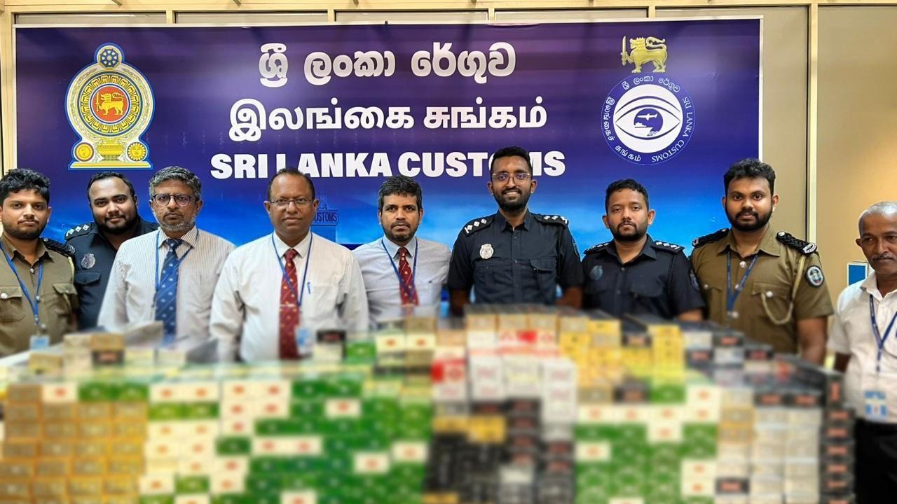 13 Chinese nationals arrested with foreign cigarettes worth over Rs. 31 mln at BIA