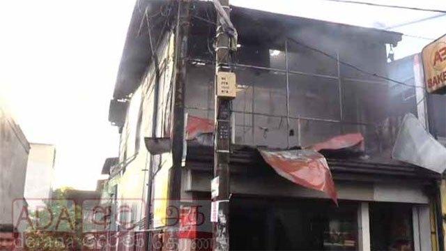 Fire breaks out at bakery in Wellampitiya
