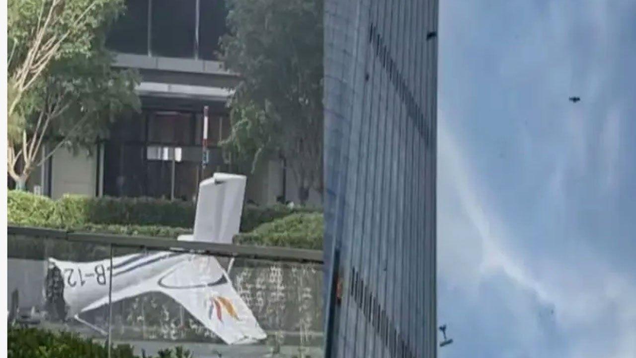 Small aircraft crashes into Beijing’s tallest skyscraper