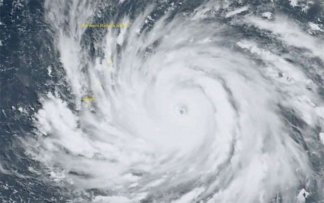 Super Typhoon Bavi makes landfall on US Pacific islands with huge wind gusts