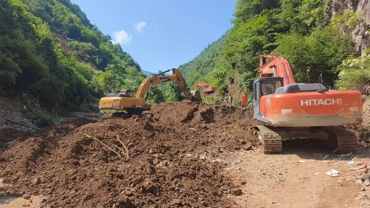 Landslide in China’s Gansu province traps 16, state media says