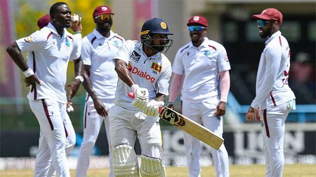 West Indies secures draw in 2nd test to seal 1-0 series win over Sri Lanka
