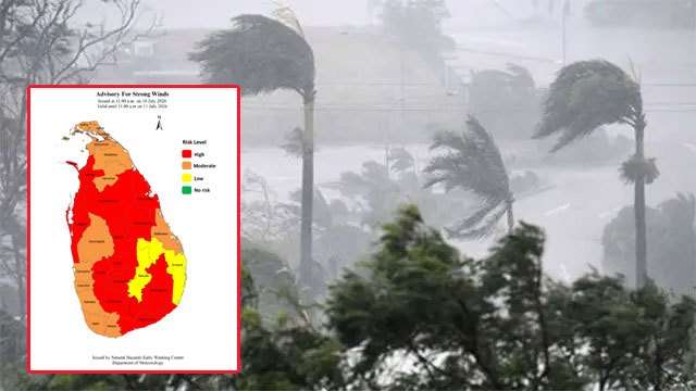 Weather advisory issued for strong winds