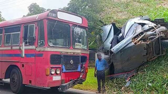 Army Corporal killed in bus collision near Anamaduwa