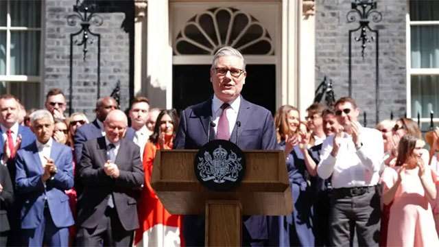 Keir Starmer says "my work is done", during his final address as UK Prime Minister