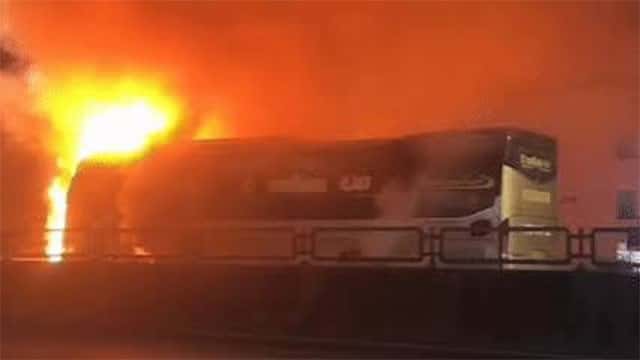 Bus fire kills 7 passengers in Vietnam