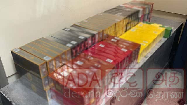Malaysian national arrested with Rs. 4.95 million worth of cigarettes at BIA