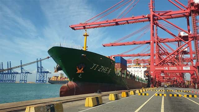 Port of Colombo marks milestone with arrival of MV JI ZHE 6