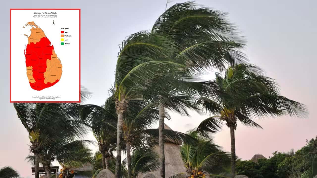 Advisory issued for strong winds