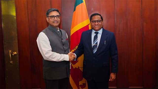 India’s Foreign Secretary holds talks with Foreign Minister Vijitha Herath
