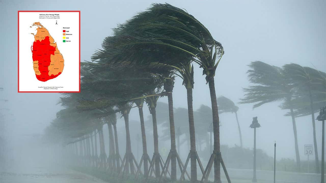 Advisory issued for strong winds