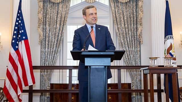 Eric Meyer sworn in as new US Ambassador to Sri Lanka