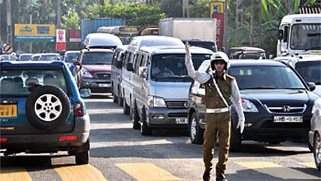 Special traffic plan implemented in Kaduwela today