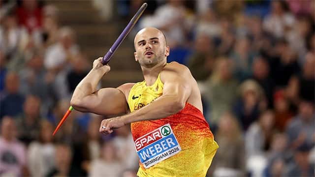 Another European javelin gold for Germany's Weber