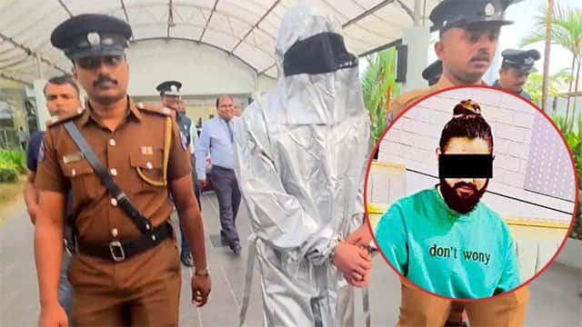 ‘Summitpura Chathu’ taken to CCD after being brought to Sri Lanka under tight security