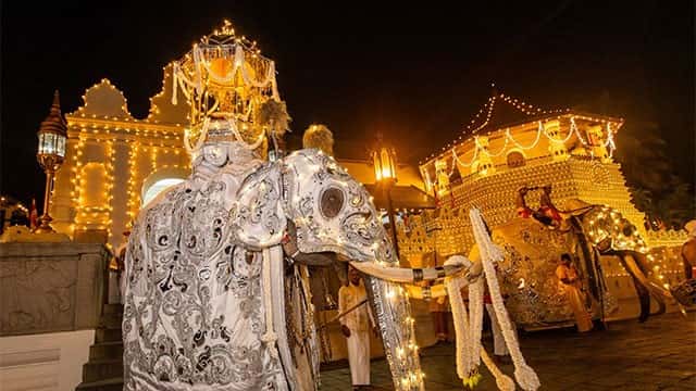 2026 Kandy Esala Perahera: First Kumbal Perahera parades the streets
