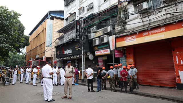 At least nine killed in hotel fire in India's Kolkata
