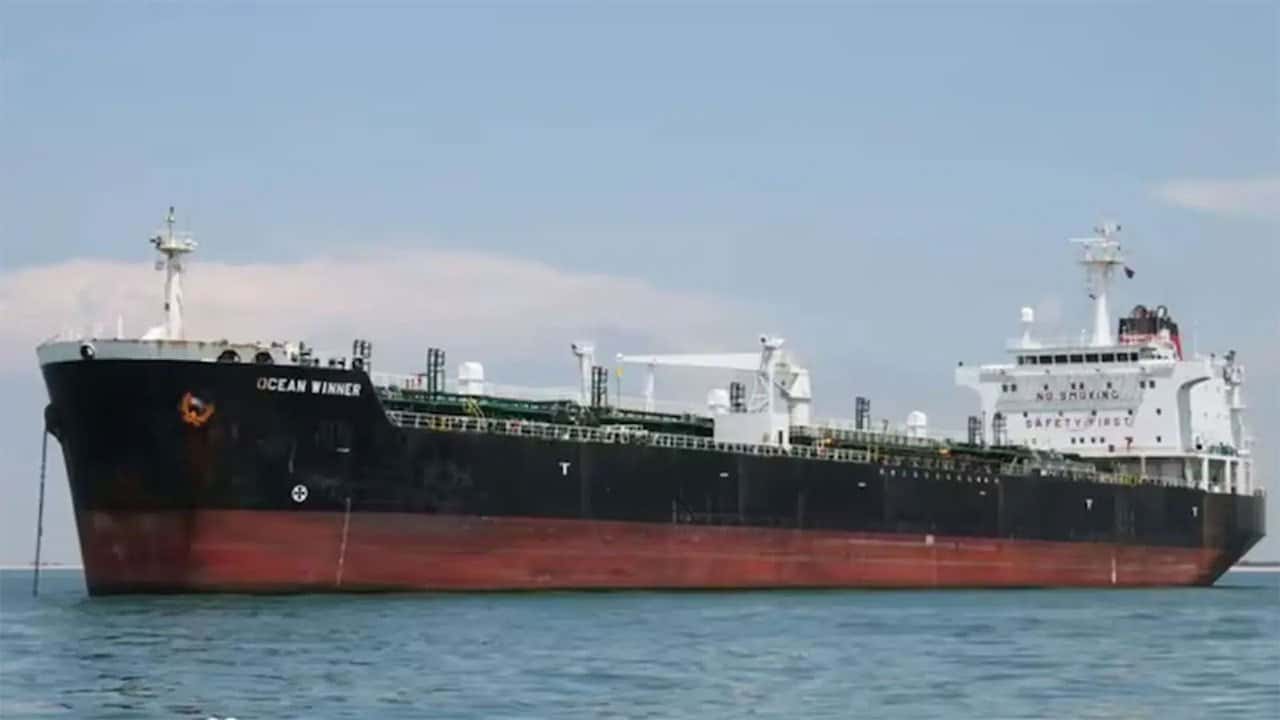 Two rescued after cargo ship sinks off India