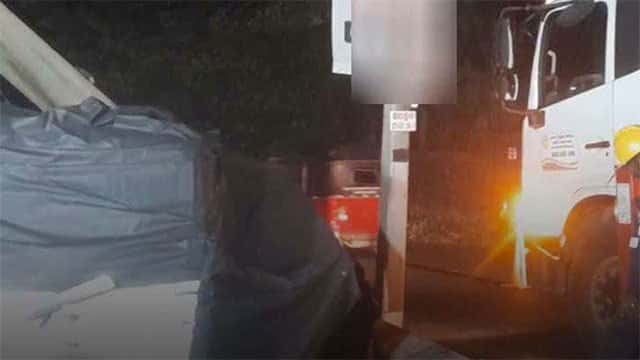 Seven injured as van crashes into electricity pole