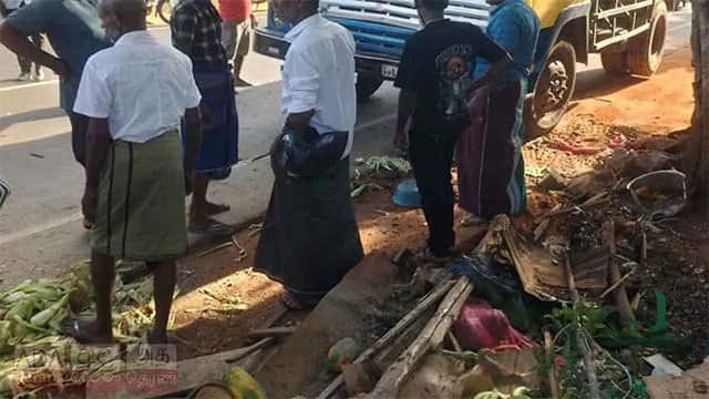 One killed, another injured after tipper truck crashes into shop in Vavuniya