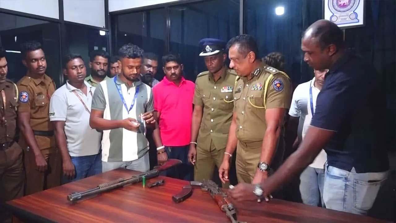 Weapons cache found at Hanwella cemetery following “Bus Lalith” interrogation