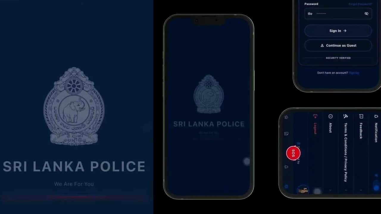 Sri Lanka Police launch new mobile app for emergency assistance with 'SOS' feature
