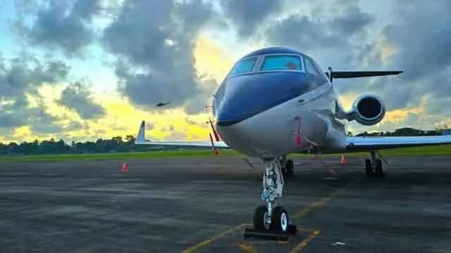 First Sri Lankan to own private long-range jet arrives at Ratmalana