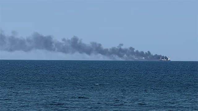 Oil tanker has exploded in Strait of Hormuz, says Iran’s IRGC