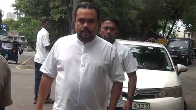 Wimal Weerawansa appears before court after arrest warrant issued