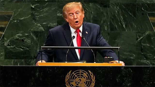 Trump threatens to 'annihilate' Iran in UN speech as officials meet on sidelines