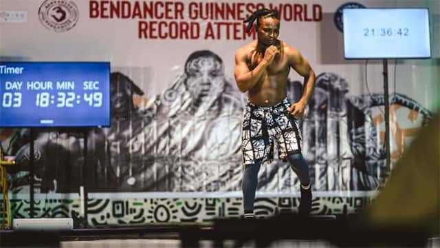 Nigerian attempts to break world record by dancing non-stop for seven days