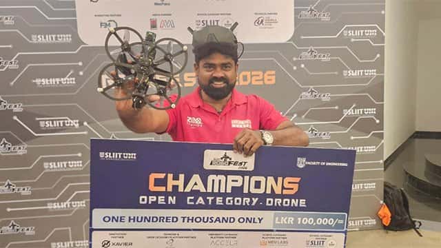 India’s 'DroneMan' team wins Robo Fest 2026 Drone Championship