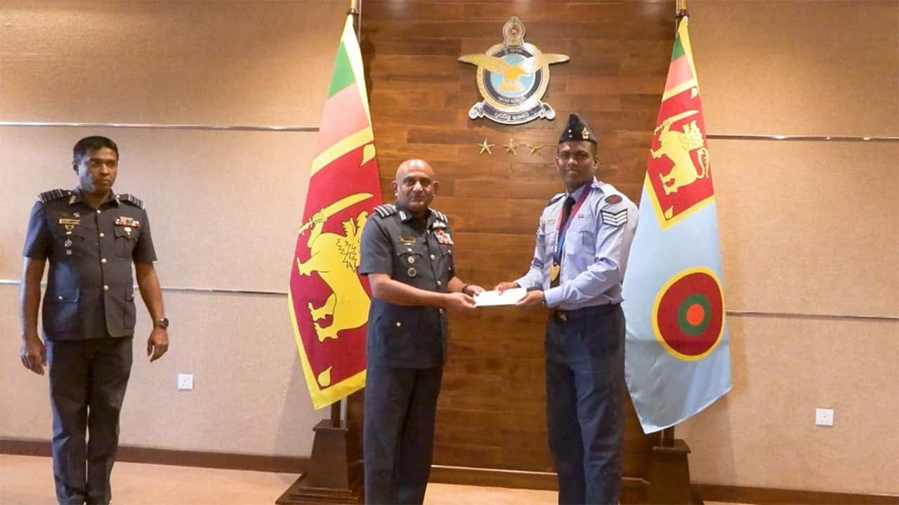 Rumesh Tharanga promoted to Sergeant rank…